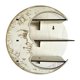 thumbnail image 4 of Placa De Pared Con Estantes Flotantes, Adorno De Madera Para Sala De Estar, Cocina, Estilo Rústico, Color Blanco, 4 of 5