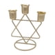 thumbnail image 3 of Candelabro De Hanukkah, Candelabro Cónico, Decoración De Mesa Para Sala De Estar, Dorado, 3 of 3