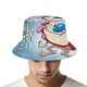 thumbnail image 4 of Ren y Stimpy Sombrero bucket para adultos, gorra de protección solar, sombrero de pescador plegable para viajes al aire libre, pesca y actividades de verano, 4 of 6