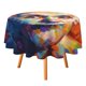 thumbnail image 1 of Einstein Mantel Redondo con Estampado Icónico de Temática, Se Adapta a la Mayoría de Mesas, Fácil de Cuidar, Regalo Perfecto para Aficionados, Amigos y Familia.152cm, 1 of 5