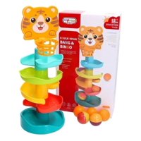 Genérico - Juego Didactico Tobogan De Pelotas Para Bebes Amarillo