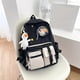 thumbnail image 1 of Kawaii Preppy Nylon Backpack - Large Capacity, Durable & Lightweight - Perfect for School, Travel & Commuting!, 1 of 5