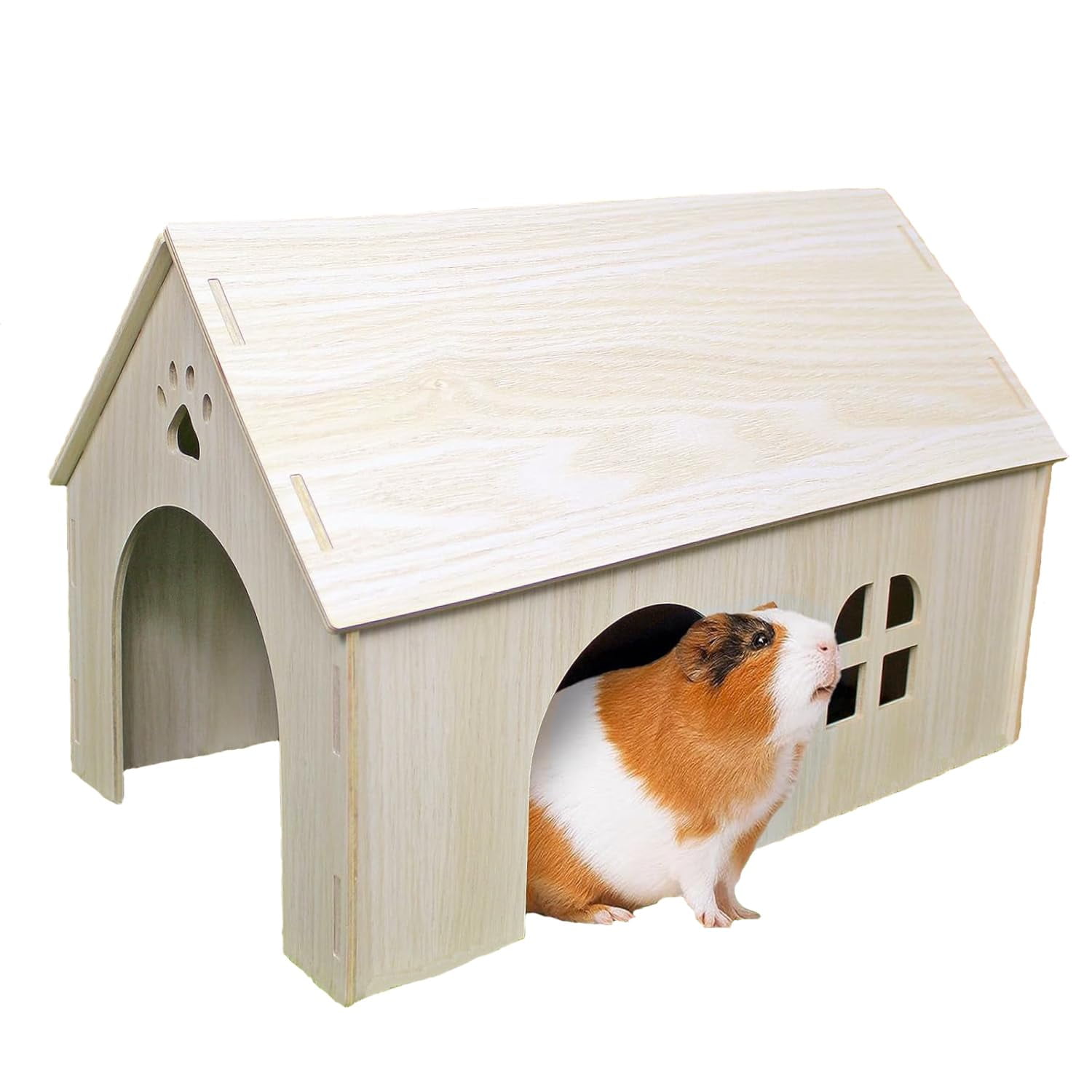 Refugio de Madera Amonk para Cobayas 38 × 23 × 25 cm
