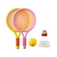 thumbnail image 2 of Juego De Tenis De Bádminton Para Niños, Ligero, Para Jugadores Principiantes, Niñas, Playa, Rosa, Amarillo, 2 of 3