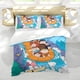 thumbnail image 5 of ¡Corre, Charlie Brown! Conjunto de sábanas temático, trío de piezas, cómodo y amigable con la piel, diseño único, regalo de decoración para el hogar para familiares, amigos y fans, 90 cm * 190 cm, 5 of 6