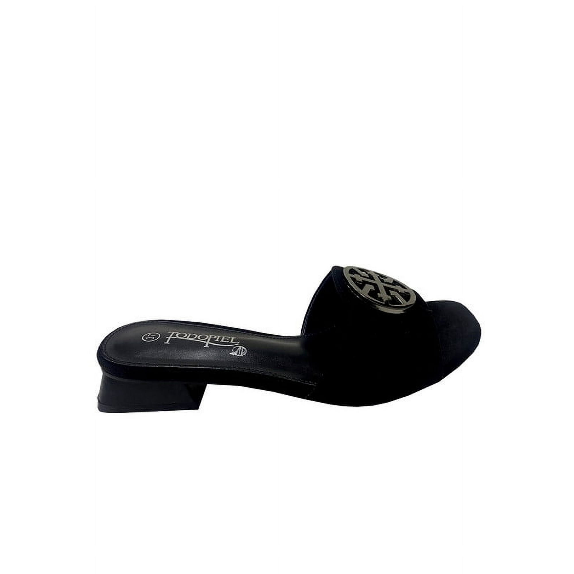 Todopiel - Sandalia Gamuza Ecológica Zaz36 Negro