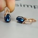 thumbnail image 1 of Simple Fashion Oval Cut Marble Marble Zircon Earrings Vintage Zircon Earrings Bridesmaid Wedding Jewelry Gift, 1 of 3