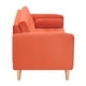thumbnail image 5 of Sofa Retro 2c Felpa 05 Naranja, 5 of 6