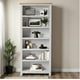 thumbnail image 1 of Biblioteca de madera 80x225x180 color Blanco cubierta Miel, 1 of 2