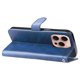 thumbnail image 3 of Funda tipo cartera para iPhone 16 Pro con bolsillo con cremallera y ranuras para tarjetas – Función de soporte Azul, 3 of 6