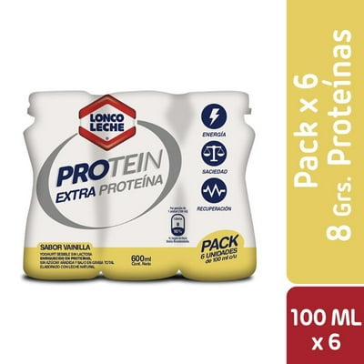 Yoghurt Protein Shot Sabor Vainilla (6 Un) Pack 6 Un Loncoleche