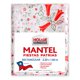 thumbnail image 1 of Mantel rectangular fiestas patrias copihue, 1 of 1