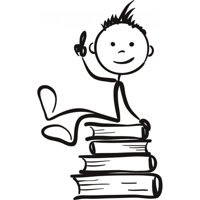 Rienda Libre Graphics - Decomural Child On Books School Classroom Ws-18943