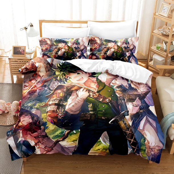 My hero academia Bedding Set Bed Set Aldult Kid Bedroom Duvetcover Sets 3