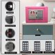 thumbnail image 2 of Caja fuerte electrónica de seguridad Yuanshikj con teclado digital rosa, 2 of 6