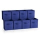 thumbnail image 1 of Cubos de Almacenamiento Sorbus Pack de 8 en Azul Real 27x27x28 cm, 1 of 7