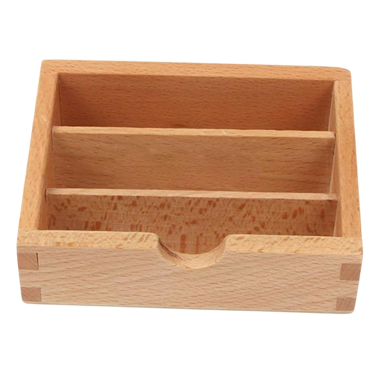 Bothyi - Caja Expositora De Tarjetas De Material Montessori, Estuche Para Cartas De Juego Para Niños Y Niñas