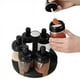 thumbnail image 4 of Set 6 Especieros Condimentos Giratorio 360 Especiero Cocina Color Negro, 4 of 4
