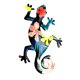 thumbnail image 1 of Gecko De Metal Para Exhibición De Pared Escultura De Lagarto De Arte De Pared Para El Estilo Casero 2, 1 of 5