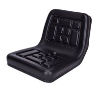 Magideal - Asiento De Tractor, Asiento De Cosechadoras, Cuero De Pu Engrosado, Asiento De Cortadora De Césped, Universal Para Vehículos Barredores De Carreteras, Modelo De Soporte