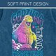 thumbnail image 5 of Camiseta GODZILLA (ゴジラ) para niños pequeños, azul lavado mineral 5, 5 of 7
