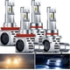 thumbnail image 1 of Paquete de 4 bombillas LED para faros delanteros H11 9005, 6500 K, blanco frío, 24 000 LM, inalámbricas, H11/H9/H8 9005/HB3, reemplazo automático, luces altas y bajas, 9005 H11 Estilos, 1 of 7