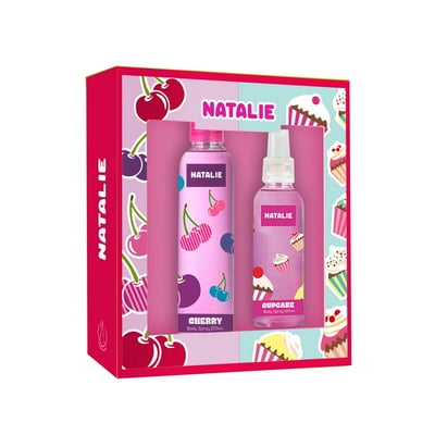 Set Fragancia Natalie Cherry 205 Ml + Cupcake 100 Ml