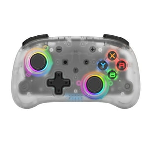 Aaronmei Switch Pro Gamepad Inalámbrico Transparente Blanco