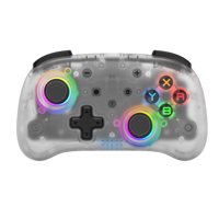 Aaronmei Switch Pro Gamepad Inalámbrico Transparente Blanco