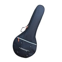 Magideal - Banjo Gig Bag, Estuche De Almacenamiento Para Mandolina, Bolso Portátil Engrosado, Bolsa De Transporte Para Banjo, Estuche Rígido Para Púas De Rendimi