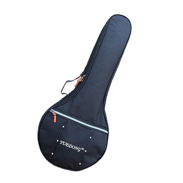 Banjo Gig Bag, Estuche de almacenamiento para mandolina, Bolso portátil engrosado, Bolsa de transporte para Banjo, Estuche rígido para púas de rendimi
