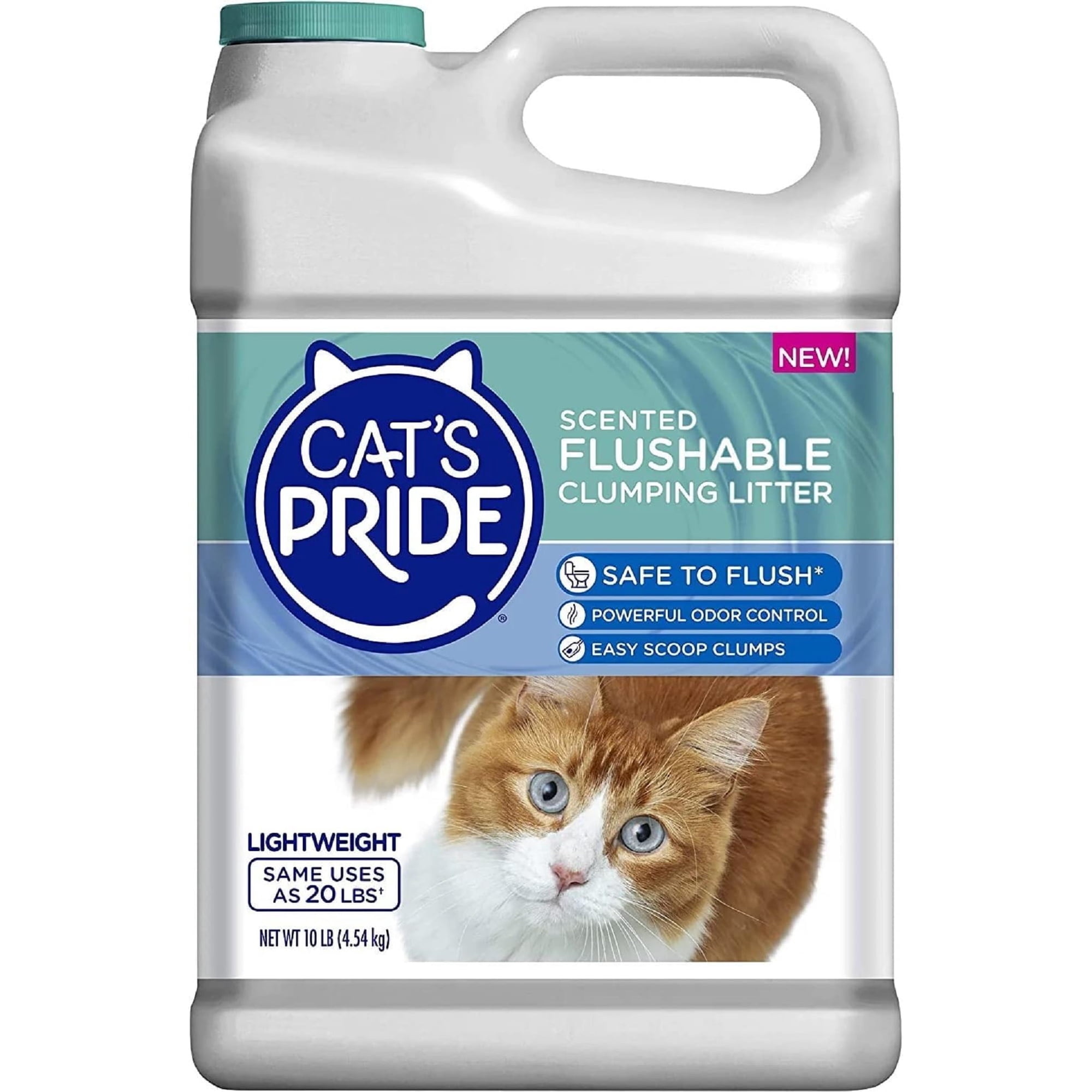 Arena Ligera Y Aglutinante Cat's Pride, Desechable, 4,5 Kg