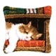 thumbnail image 1 of Funda de almohada diy kits de gancho de cierre para animales principiantes que duermen gato, 1 of 5