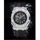 thumbnail image 4 of Reloj de Cuarzo Elegante con Pedrería - Correa de Silicona Impermeable, a la Moda y Duradera - Reloj Elegante para Hombre, 4 of 9