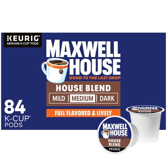 Cápsulas de Café Maxwell House Mezcla de la Casa Tostado Medio 84 unidades