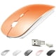 thumbnail image 1 of Mouse KLO recargable Bluetooth 5.2 de doble modo, color naranja, 1 of 7