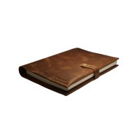 Cuaderno De Cuero Grande Café Tratur