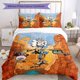 thumbnail image 1 of 3pcs Bedding Set Duvet Cover Closure Includes 1 Duvet Cover & 2 Pillowcases for All Seasons Bedroom Decor, Home Dorm High-Definition Print Regular Show F226, 1 of 1
