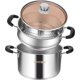 thumbnail image 1 of Olla vapor VENTION de 7.1 pulgadas de acero inoxidable 304 para inducción, 1 of 3