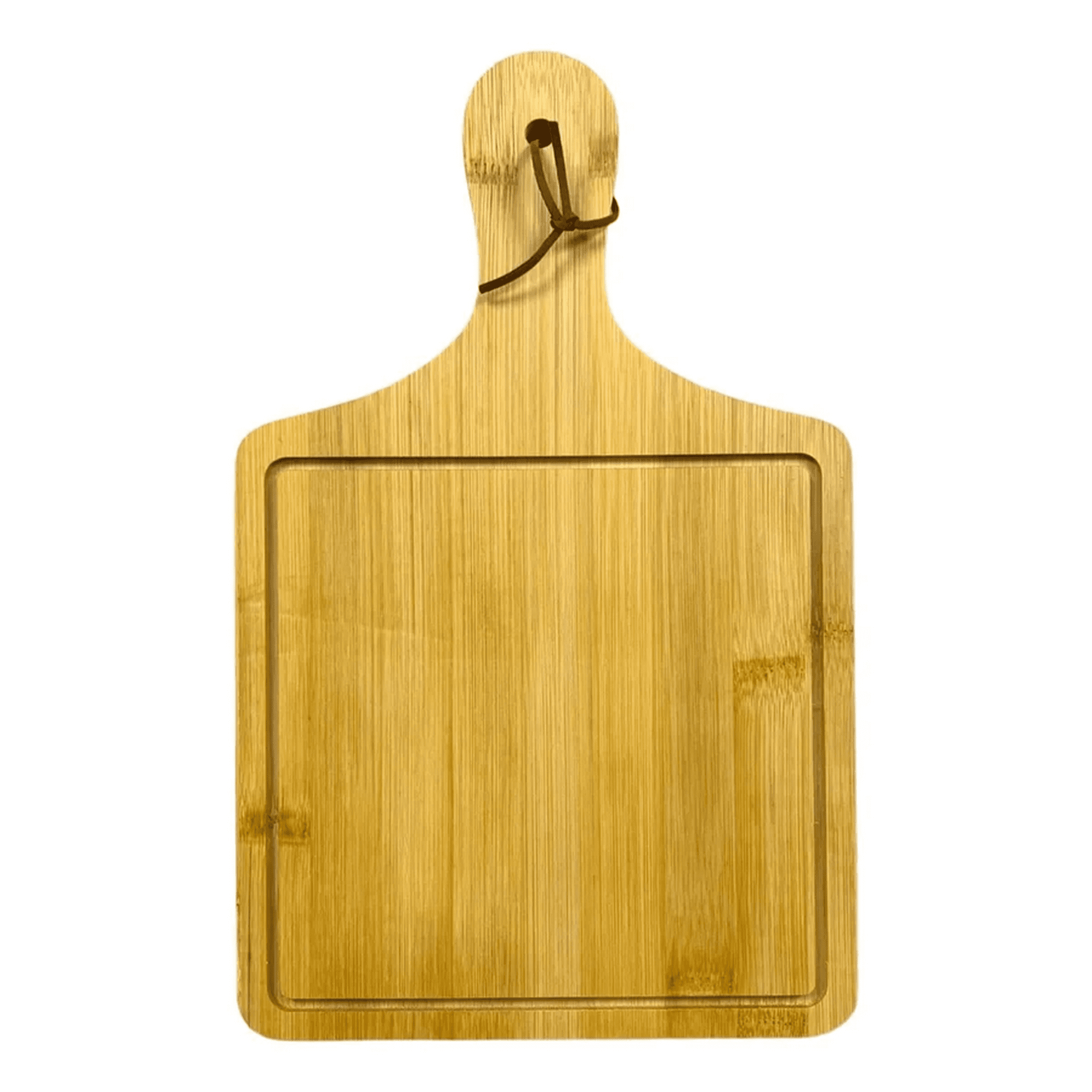 Genérico - Tabla Madera Tablas Picoteo Plato De Madera Tabla Pizza 36cm Lisa Marrón Claro