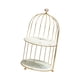 thumbnail image 5 of Postre Cupcake Stand Nordic Cosmetic Rack Para Living Room Dresser Countertop Oro Blanco 2 Niveles, 5 of 5
