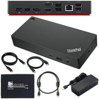 Anyhdd - Estación De Acoplamiento Lenovo Thinkpad 40Ay0090Us Con Doble Monitor