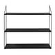 thumbnail image 1 of Repisa 3 Niveles 60X15X54 Cm Metal Base Madera Negra, 1 of 3