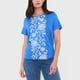 thumbnail image 3 of Polera Mujer Print Boho Celeste Corona, 3 of 5