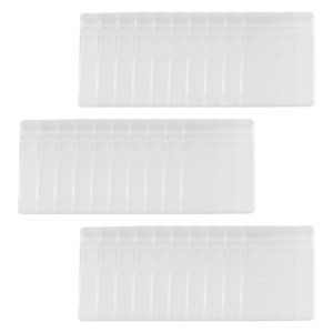 Ioensy - 30 Uds Bolsas De Joyería 6Cm X 8Cm Anillos Autosellantes Pendientes Bolsa De Almacenamiento De Embalaje