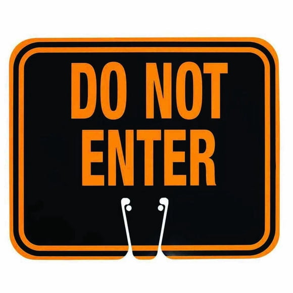 Señal de tráfico Cortina 03-550-DNEG 32 x 26 cm Do Not Enter