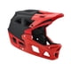 thumbnail image 2 of Casco de bicicleta de cara completa Casco de bicicleta de montaña Sombrero de flujo de aire Casco de ciclismo de seguridad con absorción de impactos Rojo Negro M, 2 of 5