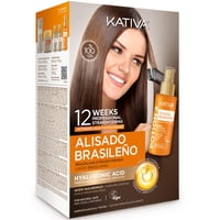 Kit De Tratamiento Para Alisar El Cabello Kativa Keratin Premium