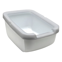 Genérico - Catit Arenero Para Gatos Borde Grueso Gris Claro - Ar