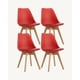 thumbnail image 1 of SILLA TULIP ECOCUERO ROJO X4, 1 of 3